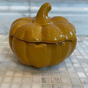 Halloween Thanksgiving Glazed Ceramic Pumpkin Gourd
